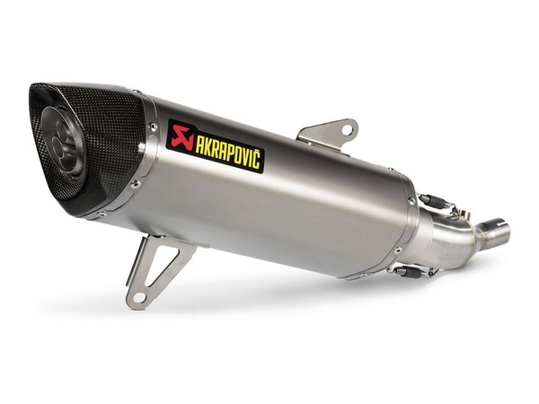 SLIP-ON-AKRAPOVIC-EDELSTAHL-TERMINAL FÜR Yamaha Tricity 300 2021-2024 Genehmig-image