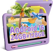7 inch Android 16 Tablet 24 3 21 GB RAM 128GB ROM WiFi 6/BT 5.3 Widevine L1 LCD
