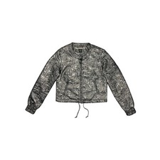 00’s Roberto Cavalli Class Crop Jacket Womens Silver
