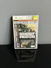 Tom Clancy's Ghost Recon Platinum Hits (MS Xbox, 2002) Game, Case, Manual