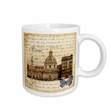 3dRose Rome, Italy vintage  Mug
