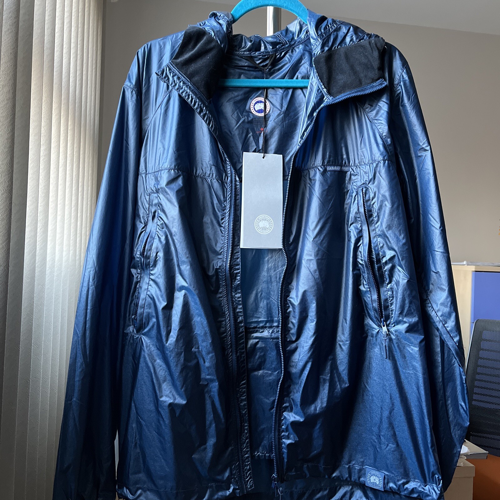 Click to view more detailed imagery on our partner's website Pre-owned Canada Goose Sandpoint Jacket New With Tags Medium In Marine Blue