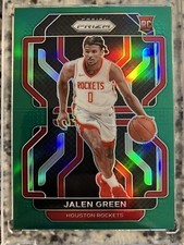 JALEN GREEN GREEN PRIZM ROOKIE RC!!! 2021-22 PANINI PRIZM BASKETBALL! #306