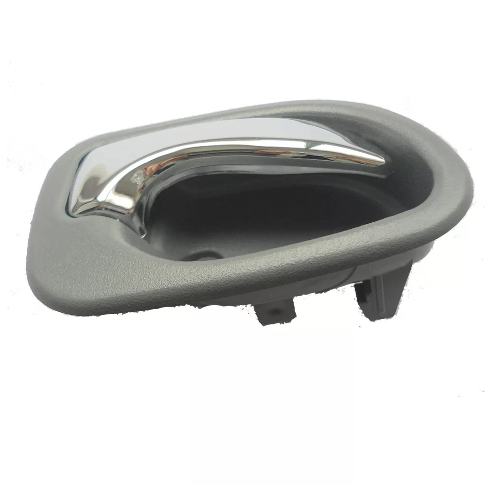 For 95-99 Hyundai Accent Inside Front Rear Right Chrome Passenger Door Handle - Image 3 of 4
