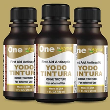 Arymar Yodo Tintura Iodine,  – First Aid Antiseptic for Wounds, 1 fl oz (3-Pack)