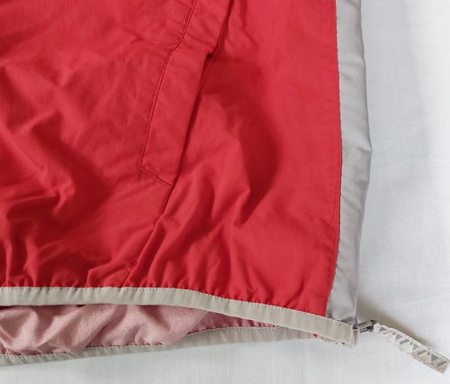 Majestic Rain Jersey Short Sleeve Red Gray Water Resistant Zipper Pocket XL NEW - Picture 5 of 9