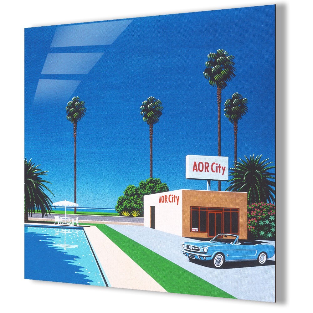 Hiroshi Nagai Art Print Chic Breeze Acrylic Framed ‎350×350mm w