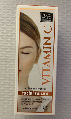 Dead Sea Collection Facial Serum  Vitamin C Moisturize & Brighten 1.69 fl oz NEW