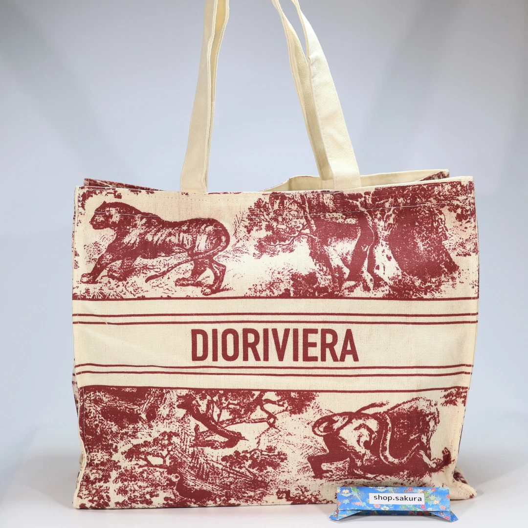 Sac fourre tout Christian Dior Wardujuy nouveauté clients VIP uniquement Japon 37 x 42 cm rouge