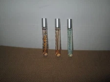New THYMES Set Of 3 Cologne Rollerballs 0.34 Fl Oz Ea Lotus + Plum + Coralline