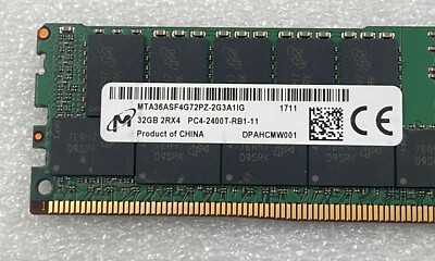 MICRON 32GB 2RX4 PC4-2400T DDR4 MTA36ASF4G72PZ-2G3A1IG Memory RAM