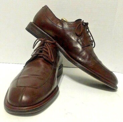 Mezlan Dress Shoes 9M Dark Brown Leather Oxford Apron Square Toe Derby *Scuffs* Apron Toe Loafer – Mezlan Warehouse main image 4