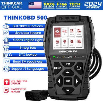 Automotive OBD2 Scanner Car Check Engine Fault Code Reader Diagnosis THINKOBD500