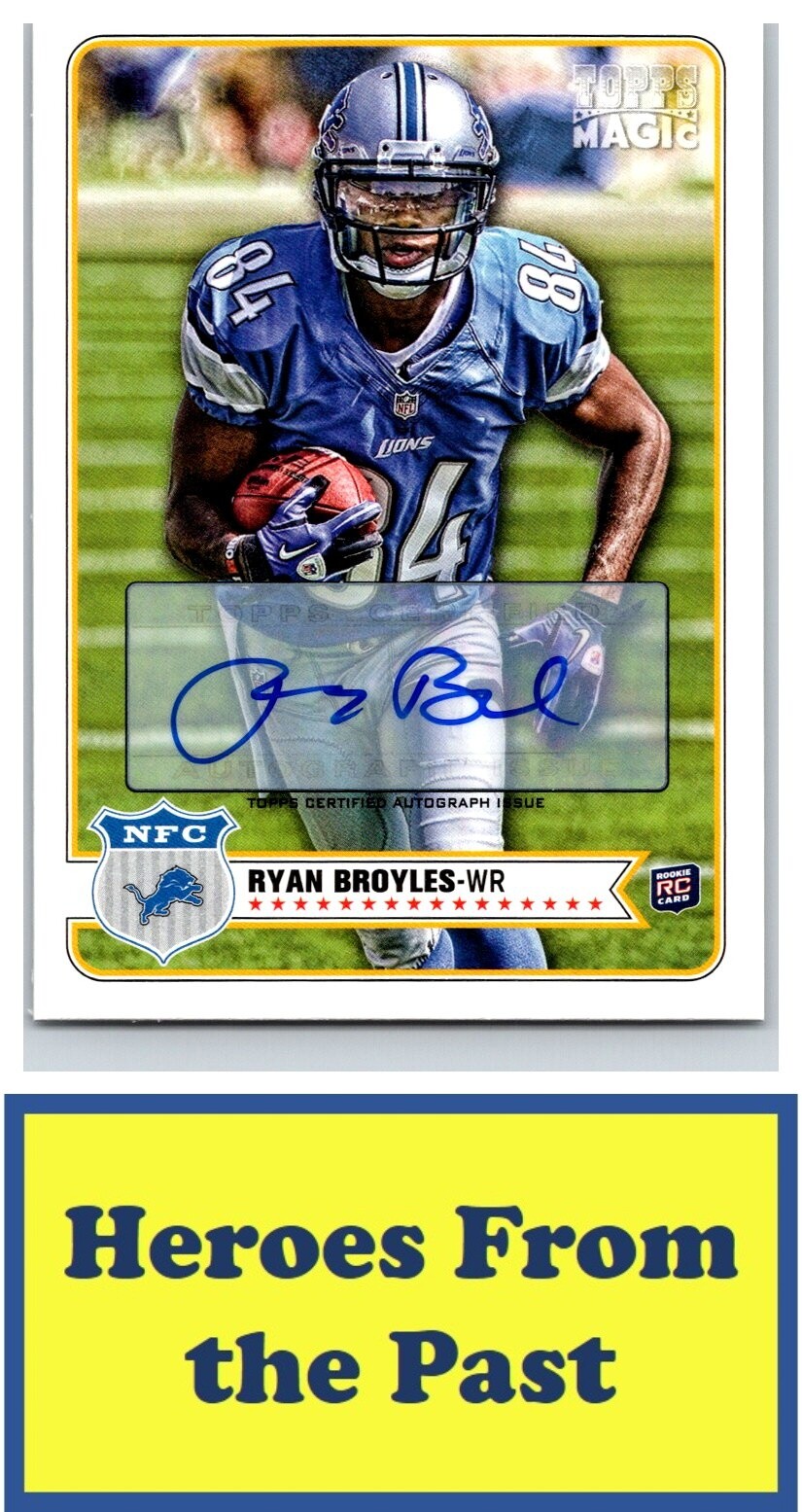 2012 Topps Magic Autographs #188 Ryan Broyles RC Auto AU 054-P