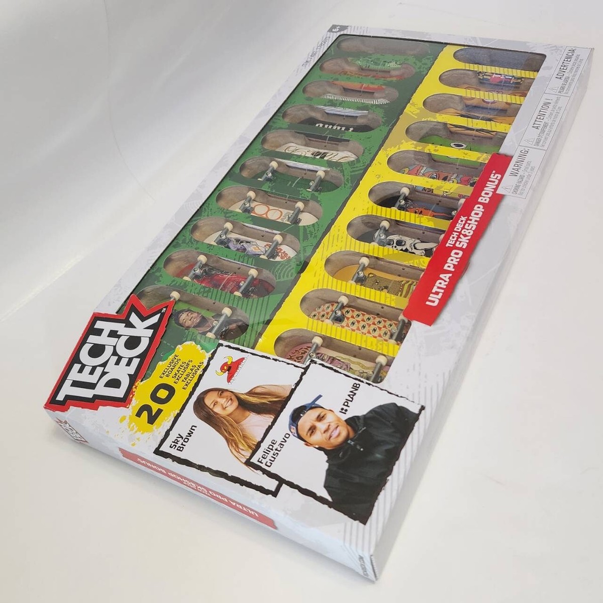 Tech Deck Ultra Pro Bonus 20-Pack Plan B Toy Machine Felipe