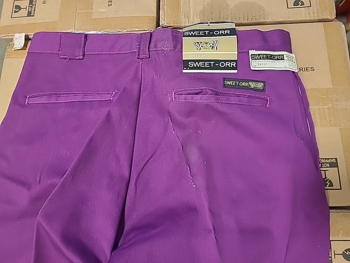Vintage Sweet Orr Purple 70's Pants 34x33 NOS | eBay Vintage Sweet Orr Purple 70's Pants 34x33 NOS | eBay