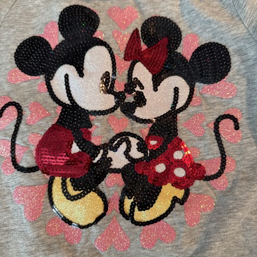 disney girls minnie and mickey mouse t-shirt Size 8 - Picture 2 of 4