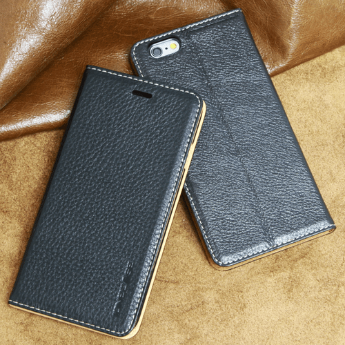 Luxury Leder Schutzhülle f. Apple iPhone 6,6s Tasche Case Cover Smartphone Handy - Picture 2 of 17