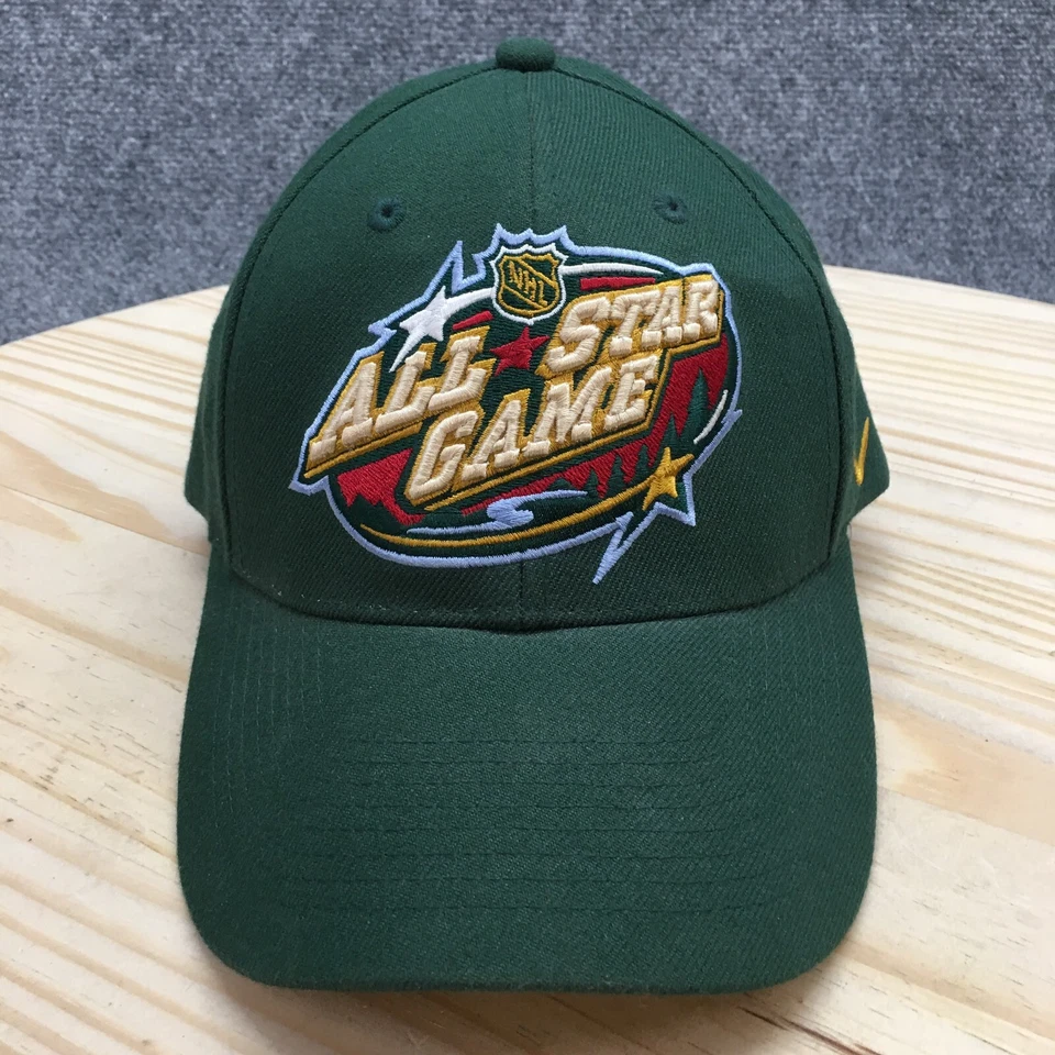 Gorra de béisbol Minnesota Wild All Star Game NHL para hombre verde OS logotipo bordado Foto 2 de 4