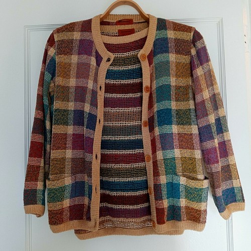 Missoni Multicolor Cardigan Sweater Set 