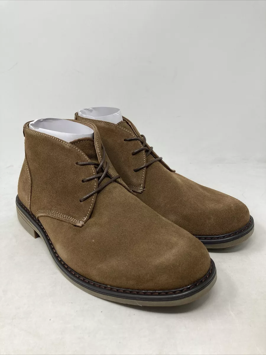 Camel chukka boot top