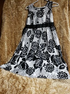 black white sundress