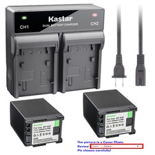 Kastar Battery Rapid Charger for Canon BP-820 BP-828  Canon VIXIA HF G30 Camera