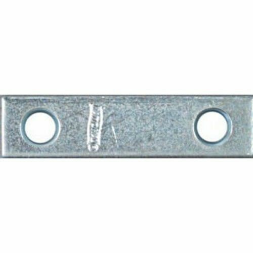 National Hardware N272-716 Mending Plate  2" x 1/2"  Zinc Steel  (12 Lot)