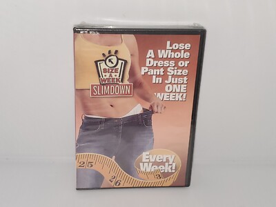Size A Week SlimDown DVD : Lose a Whole Dress or Pant Size in 1 Week.NEW SEALED 