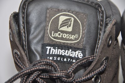 Mens LaCrosse Duck Boots 6 Eye Leather PAC 424410 Sz 8  display picture 1