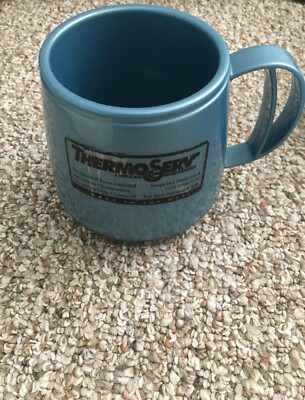 Vintage original thermo serv serve coffee mug in powder Insulated hot  cold