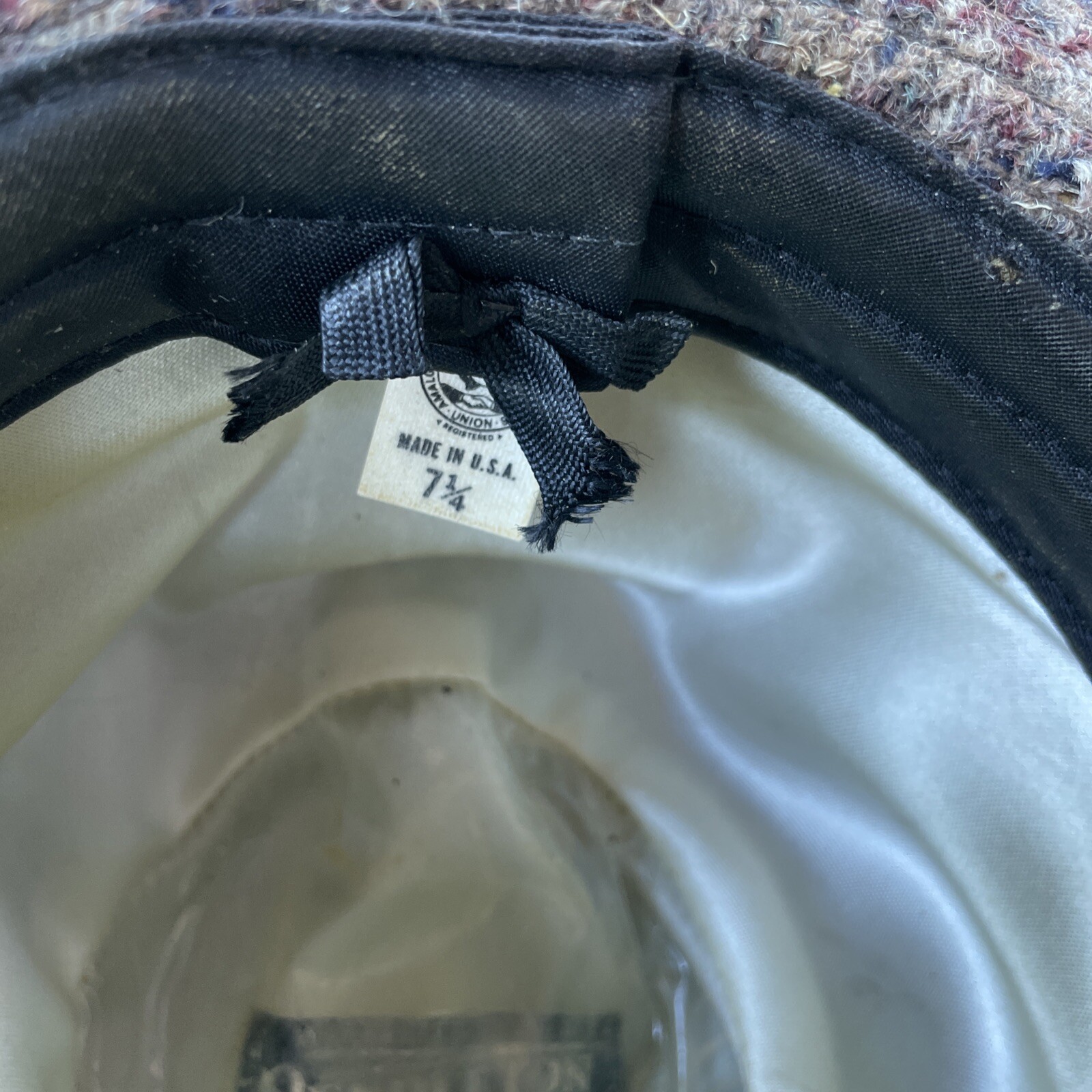 Vintage Pendleton 100% Virgin Wool Hat Gray Size … - image 3