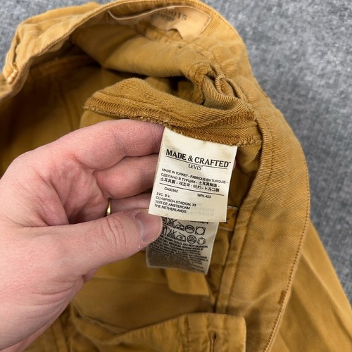 Levis Made & Crafted Spoke Chino Pant Mens 34x34 Brown Selvedge Trousers *READ* - Picture 11 of 19