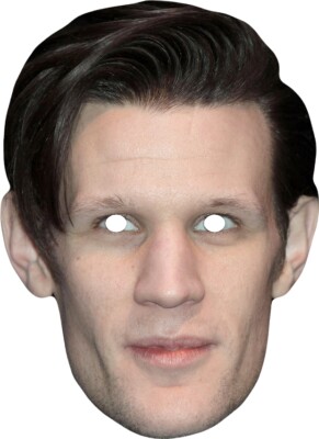 Matt Smith Promi Karte Gesichtsmaske - Ready To Wear - Kostüm