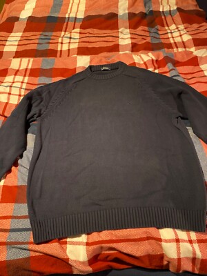 Herren Strickpullover Lerros Gr.L dunkelblau