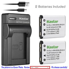 Kastar Battery Slim Charger for Geneine Fujifilm NP-45 NP-45A NP-45B NP-45S