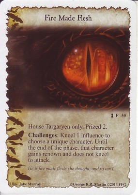 Game Of Thrones LCG: Fire Made Flesh Chapter Pack – Kartenspiel-Erweiterung