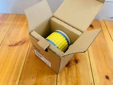 NEW ROLL OF 250 X TYCO TMS-SCE-1/8-2.0-4 WIRE LABLE MARKERS HEAT SHRINK YELLOW