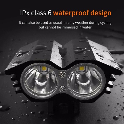 Super Bright Bike Light Set Powerful USB Rechargeable LED Front Headlight - Picture 4 of 12