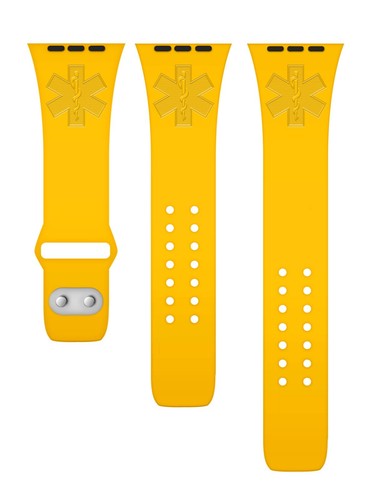 Affinity Bands First Responder Emergency Medical Team Engraved Apple Watch Band - Picture 17 of 35