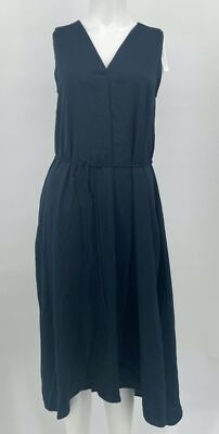 Vince. Dress Navy Blue Summer Night Tie Women Sz M NEW NWT N165