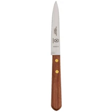 Mercer Culinary Praxis 3 1/2" Hollow Ground Paring Knife w/ Rosewood Handle