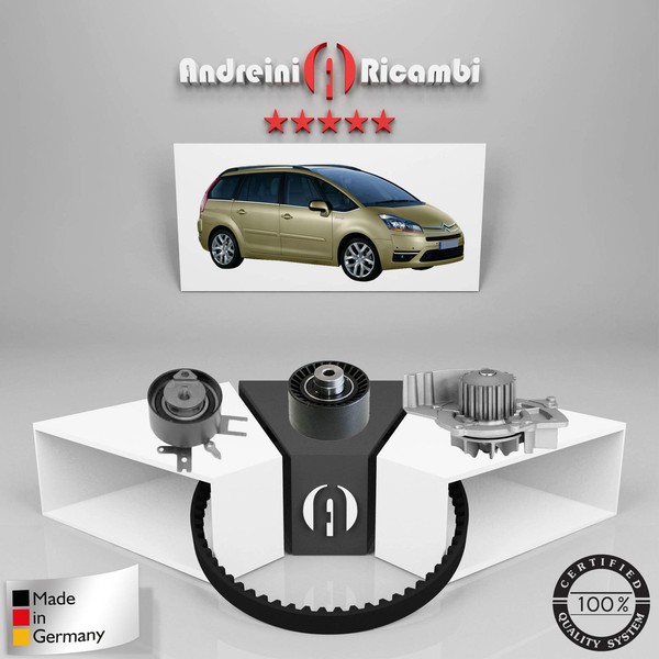 Verteilerkit + Wasserpumpe FüR CitroëN C4 Grand Picasso 2.0 Hdi 100KW 2007-image