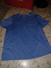 Cherokee Women's Scrub Top Large Light Blue