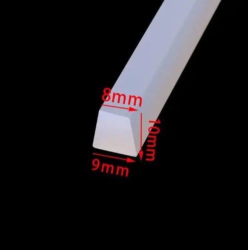 1 Meter Trapezoidal silicone rubber sealing strip - Picture 3 of 7