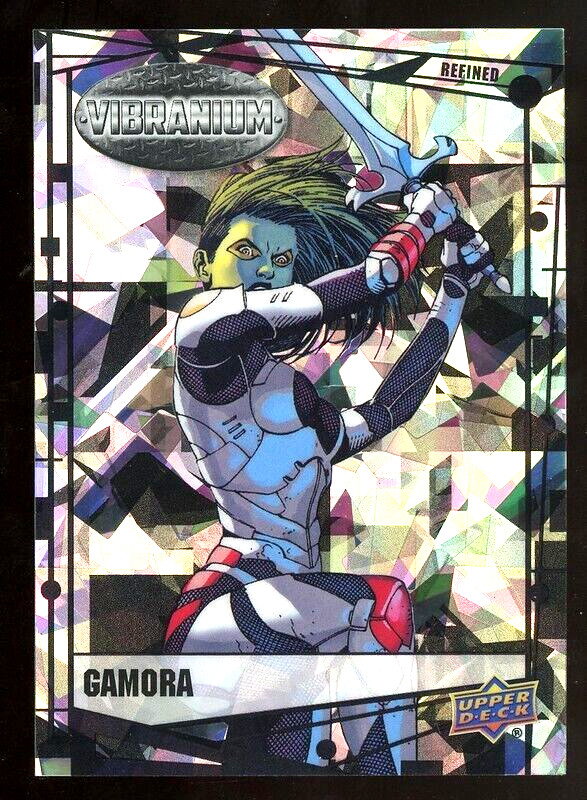 GAMORA 2015 UD Marvel Vibranium #28 REFINED Parallel SP 64/99 - RARE