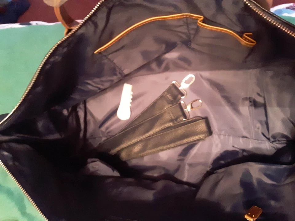 Bolso de fin de semana Brouk Co. azul marino The Alpha nuevo con etiquetas Foto 3 de 4