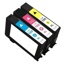 3PK Color 100XL Ink Combo For Lexmark 100XL S301 S305 S405 S505 S605 S815