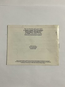 Hoops NES Original Nintendo MANUAL ONLY