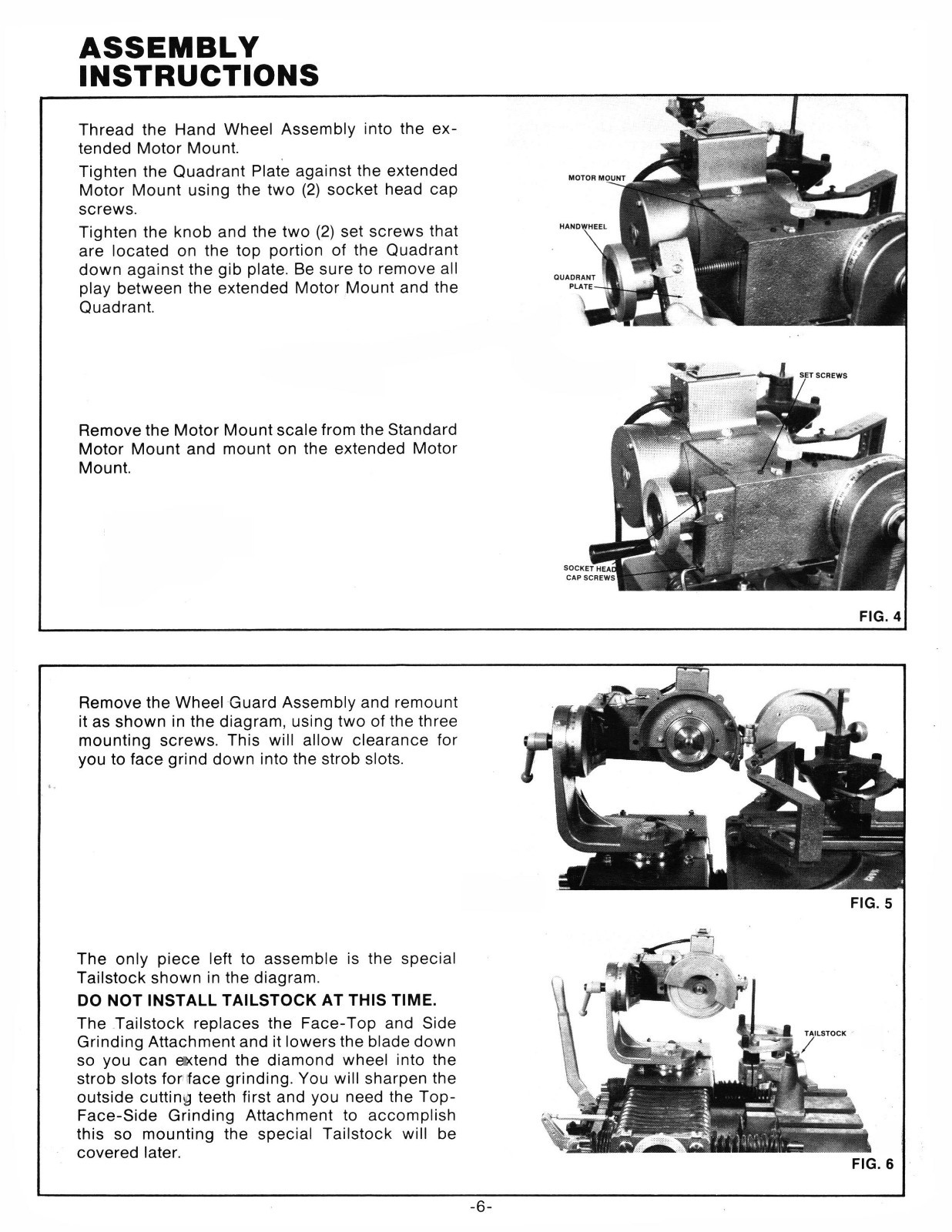 Foley Belsaw Model 3670951 Strob Saw Attachment Owners Manual * 1071 – ASA  College: Florida